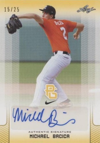 2017 Leaf Perfect Game National Showcase - Michael Bacica #BA-MB2