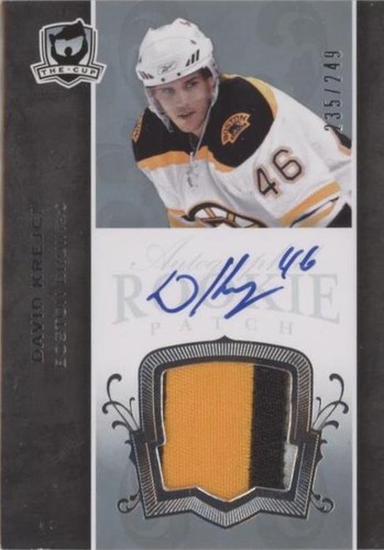 2007-08 Upper Deck The Cup - David Krejci #143