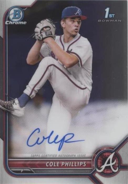 2022 Bowman Draft - Cole Phillips #CDA-CPS
