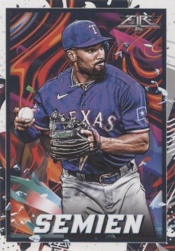 2022 Topps Fire - Marcus Semien #180