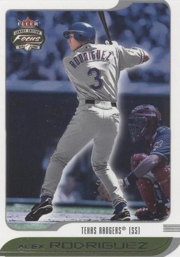 2002 Fleer Focus Jersey Edition - Alex Rodriguez #117