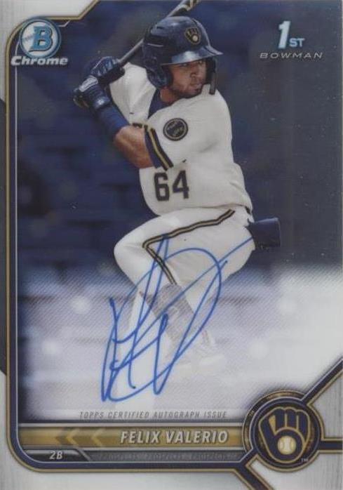 2022 Bowman - Felix Valerio #CPA-FV