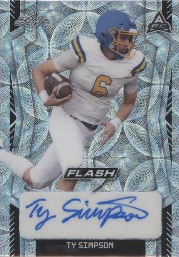 2022 Leaf Flash Ty Simpson #BA-TS1