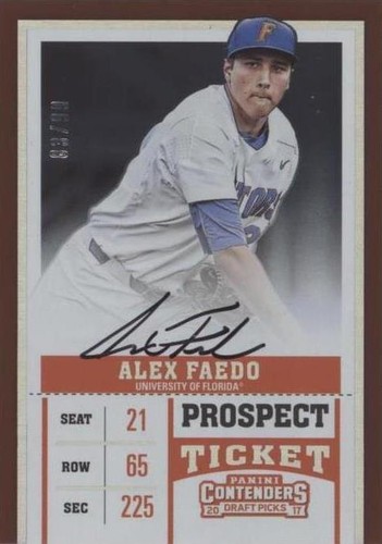 2017 Panini Contenders Draft Picks - Alex Faedo #31