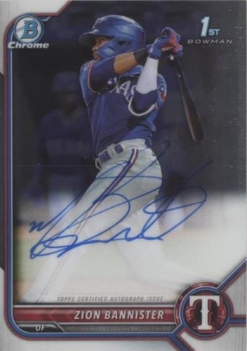 2022 Bowman - Zion Bannister #CPA-ZB