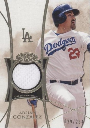 2014 Topps Tier One - Adrian Gonzalez #TOR-AG