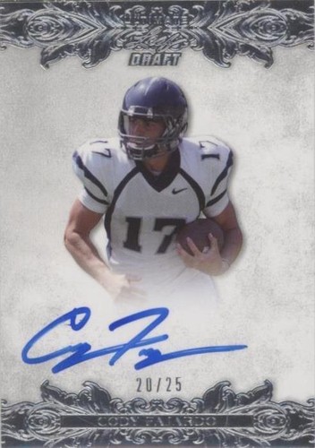 2015 Leaf Ultimate Draft Cody Fajardo #BA-CF1