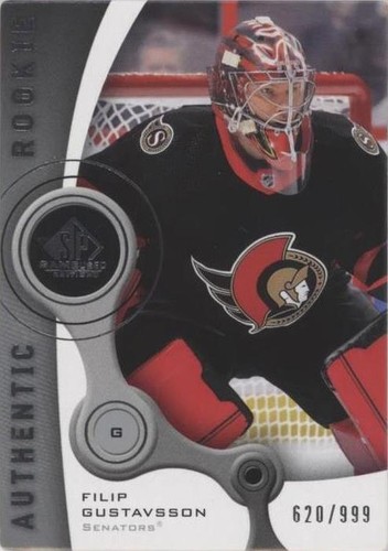 2021-22 Upper Deck SP Game Used - Filip Gustavsson #R-69