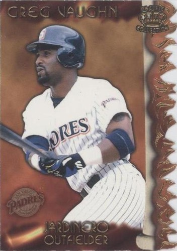 1997 Pacific Crown Collection Prism - Greg Vaughn #SL-12C