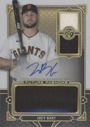 2022 Topps Triple Threads - Joey Bart #RFPAR-JB