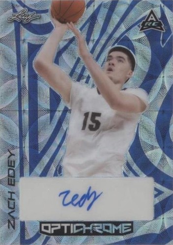 2022-23 Leaf Optichrome - Zach Edey #BA-ZE1
