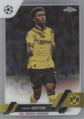 2022-23 Topps Chrome UEFA Club Competitions Karim Adeyemi #122