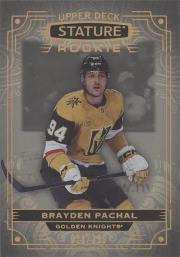 2022-23 Upper Deck Stature - Brayden Pachal #190