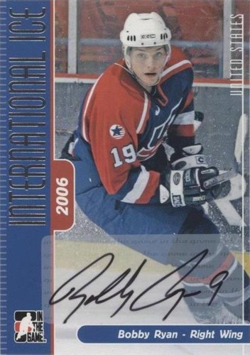 2006-07 In the Game-Used International Ice Signature Series - Bobby Ryan #A-BRY