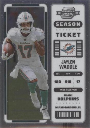 2022 Panini Contenders Optic Jaylen Waddle #47