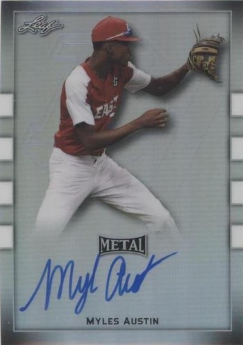 2018 Leaf Metal Perfect Game All-American Classic - Myles Austin #BA-MA3