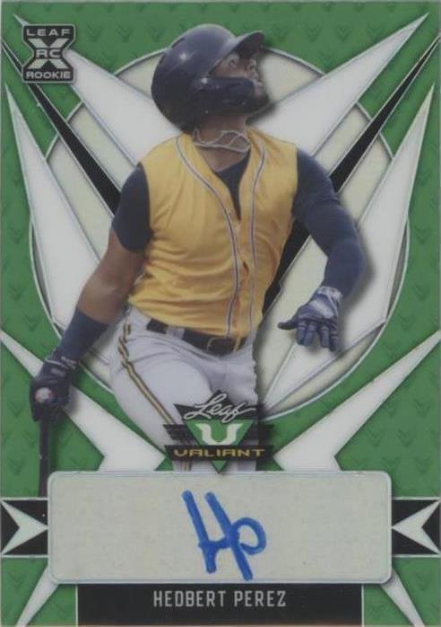 2021 Leaf Valiant - Hedbert Perez #BA-HP1