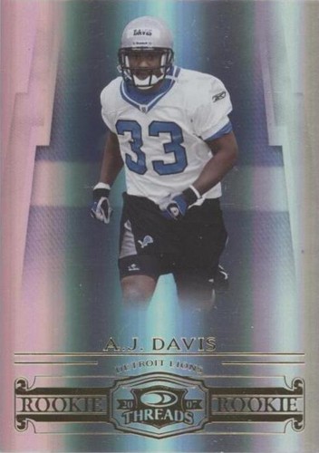 2007 Donruss Threads A.J. Davis #181