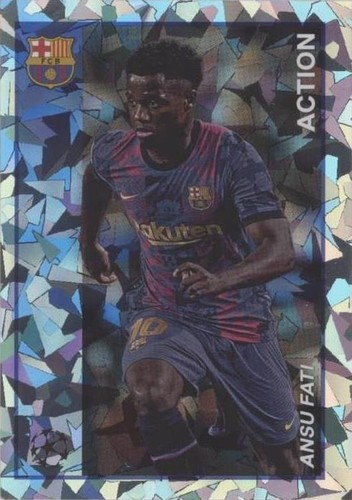 2021-22 Topps Merlin's Heritage 97 UCL Ansu Fati #132