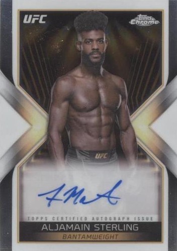 2024 Topps Chrome UFC - Aljamain Sterling #MEA-AST