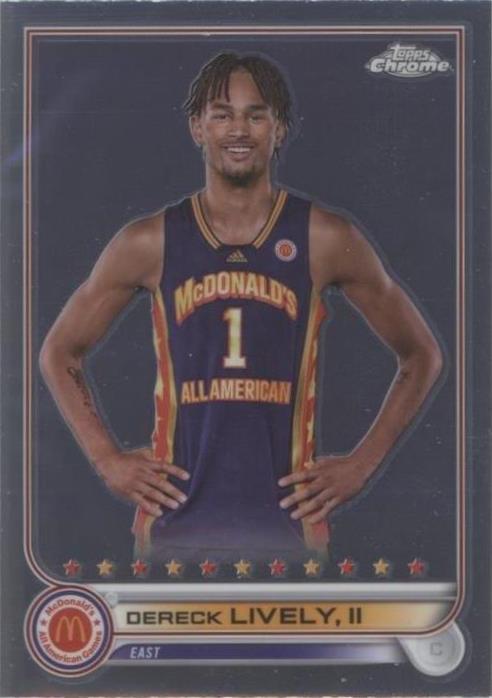 2022 Topps Chrome McDonald's All American - Dereck Lively #50