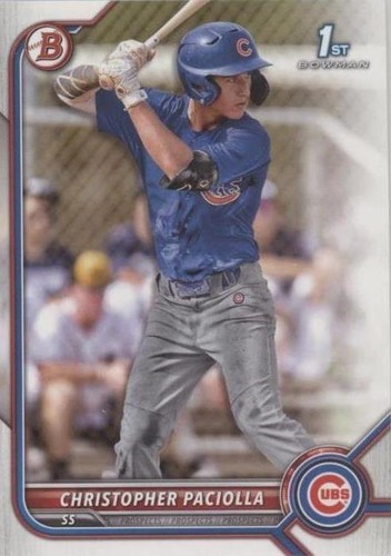 2022 Bowman Draft - Christopher Paciolla #BD-185