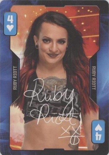 2019 Aquarius WWE Divas Evolution Playing Cards - Ruby Riott #4H