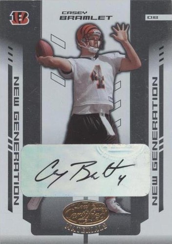 2004 Leaf Certified Materials Casey Bramlett #160