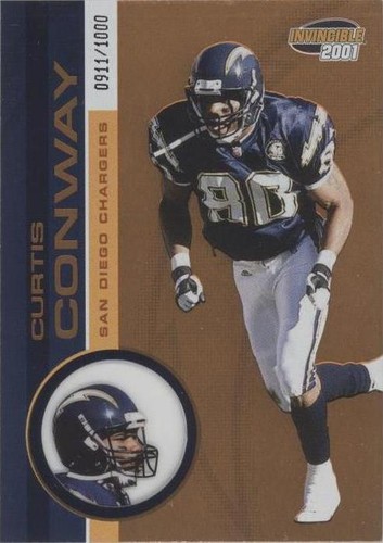 2001 Pacific Invincible Curtis Conway #206