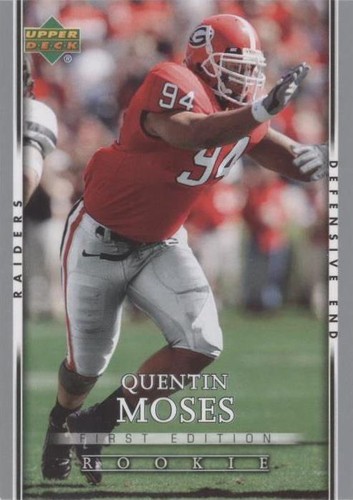 2007 Upper Deck First Edition Quentin Moses #179