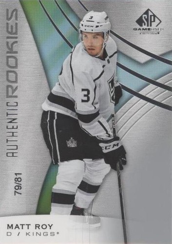 2019-20 Upper Deck SP Game Used - Matt Roy #130