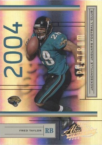 2004 Playoff Absolute Memorabilia Fred Taylor #64
