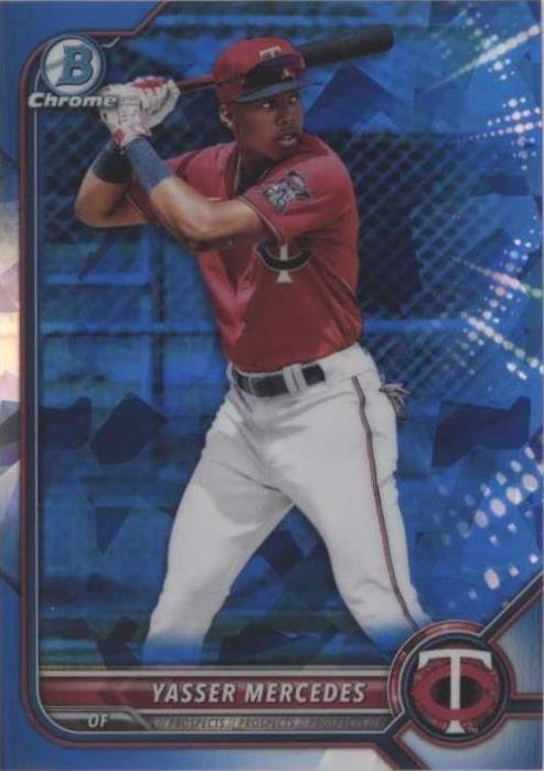 2022 Bowman Chrome Draft Sapphire Edition - Yasser Mercedes #BDC-11
