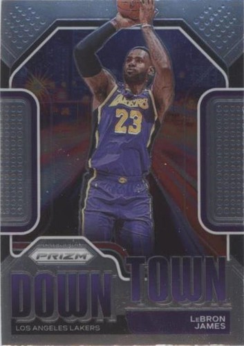 2020-21 Panini Select TIGER PRIZM SSP #23 LeBron James PSA 9