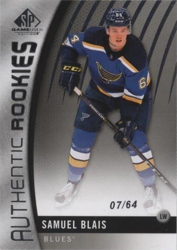 2017-18 SP Game Used - Samuel Blais #176