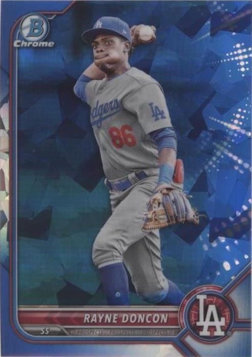 2022 Bowman Chrome Draft Sapphire Edition - Rayne Doncon #BDC-188