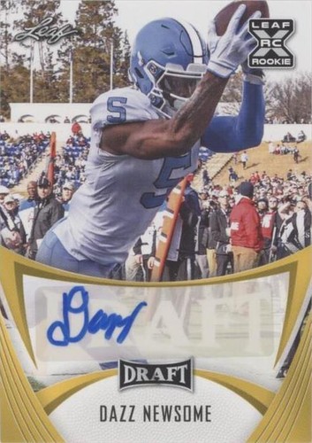 2021 Leaf Draft Dazz Newsome #BA-DN1