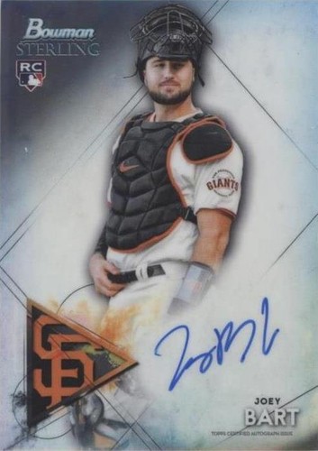 2021 Bowman Sterling Joey Bart MAGENTA REFRACTOR /75 SGC 10 GEM