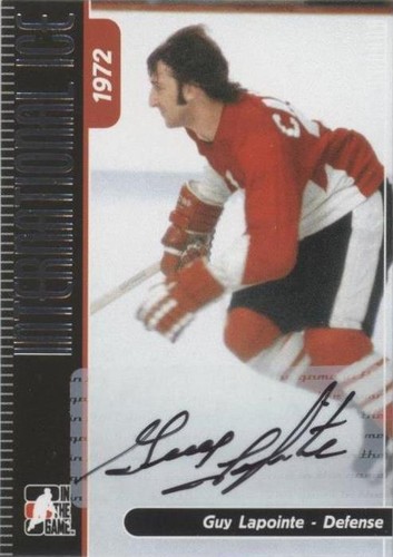2006-07 In the Game-Used International Ice Signature Series - Guy Lapointe #A-GLP