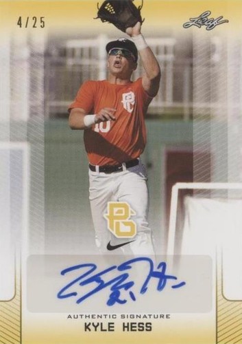 2017 Leaf Perfect Game National Showcase - Kyle Hess #BA-KH1