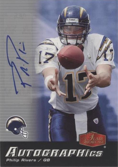 2006 Flair Showcase Philip Rivers #AU-PR