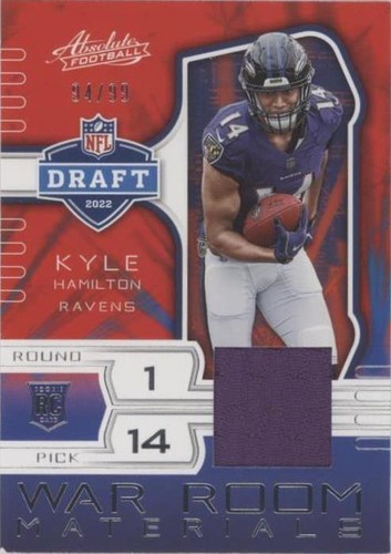 2022 Panini Absolute Kyle Hamilton #38