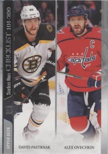 2020-21 Upper Deck - Alex Ovechkin David Pastrnak #200