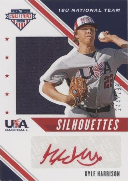2020 Panini USA Baseball Stars & Stripes - Kyle Harrison #USJ-KH