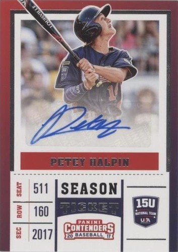 2017 Panini Elite Extra Edition - Petey Halpin #USAT-PH