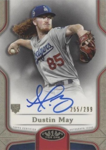 2020 Topps Tier One - Dustin May #BOA-DMA