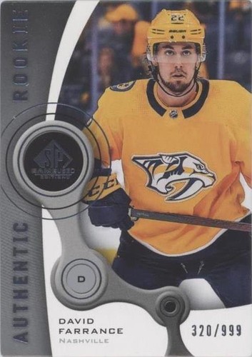 2021-22 Upper Deck SP Game Used - David Farrance #R-22