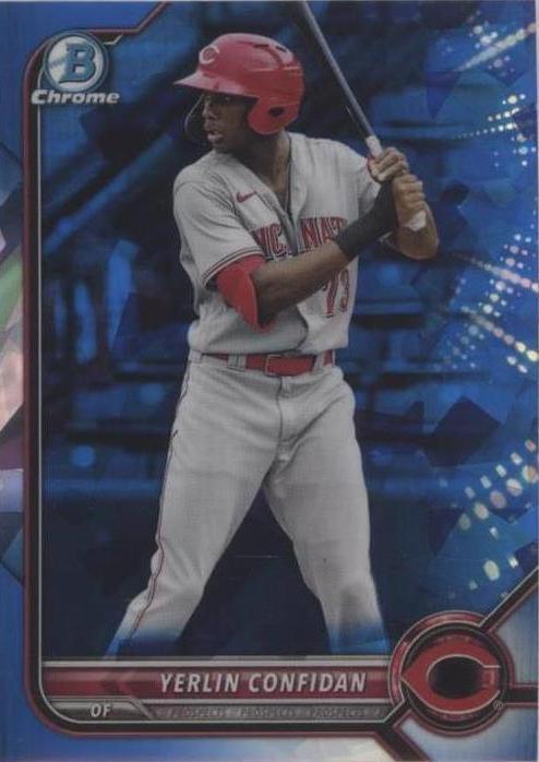 2022 Bowman Chrome Draft Sapphire Edition - Yerlin Confidan #BDC-199