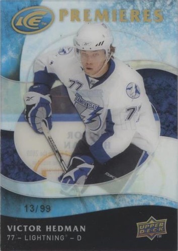 09-10 2009-10 UPPER DECK MVP VICTOR HEDMAN ROOKIE RC 387