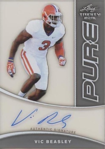 2015 Leaf Trinity Vic Beasley #PA-VB1